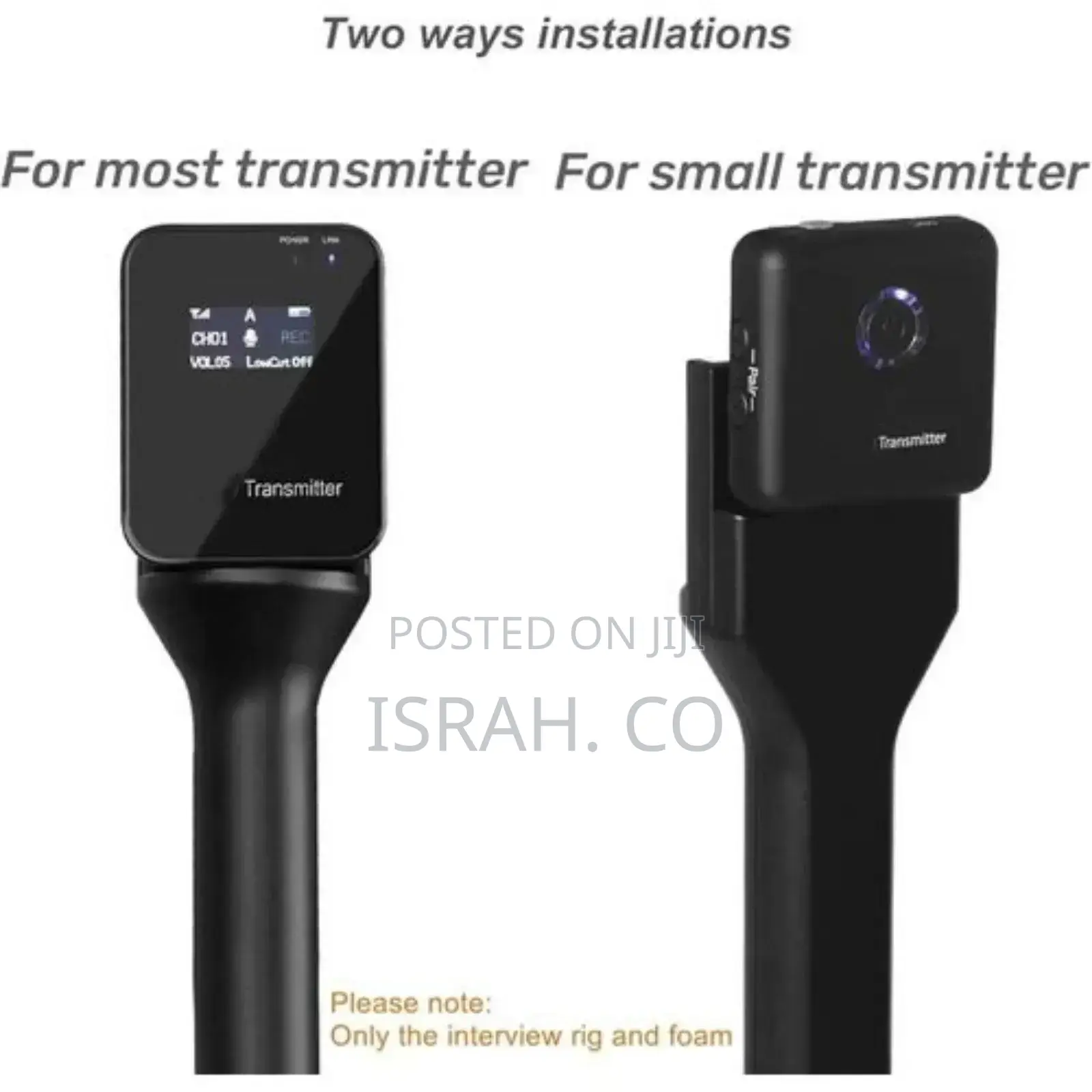 Handheld Adapter Lightweight With Foam Wireless Microphone