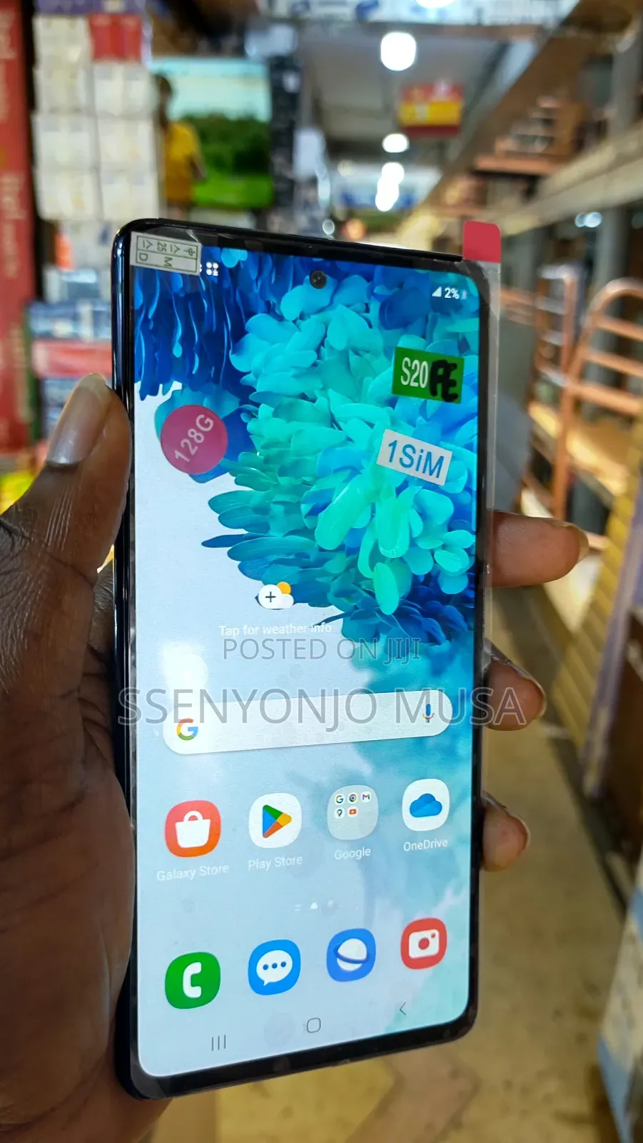 New Samsung Galaxy S20 FE 128 GB Black