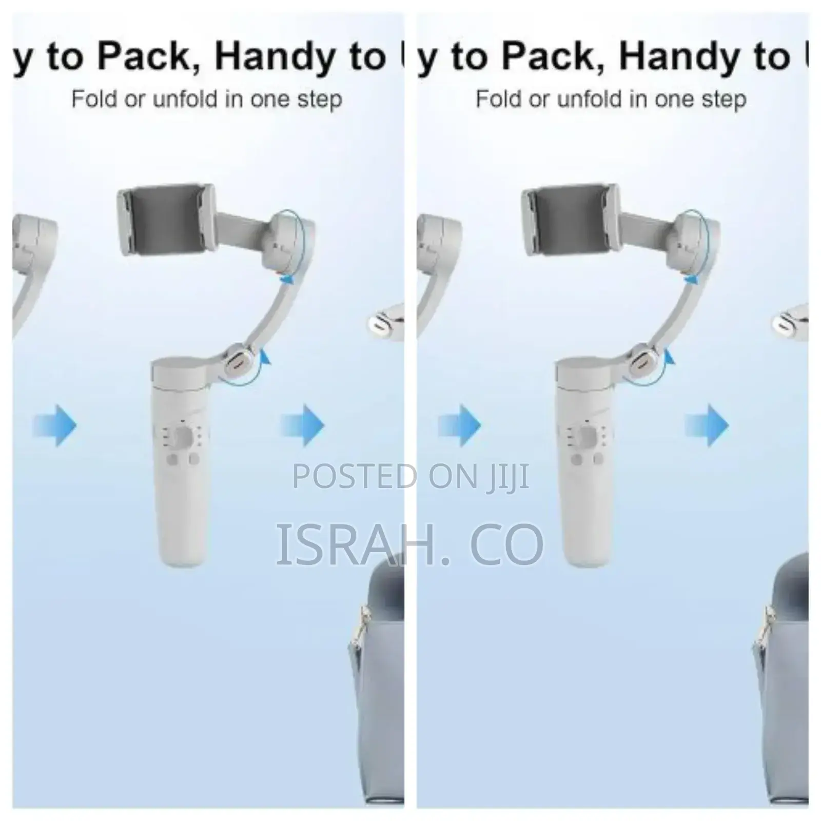 Gimbalstabilizer for Smartphone, M1 Handheld Foldable 3-Axis