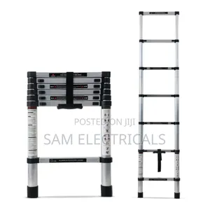 7step Telescopic Aluminum Folding Ladder