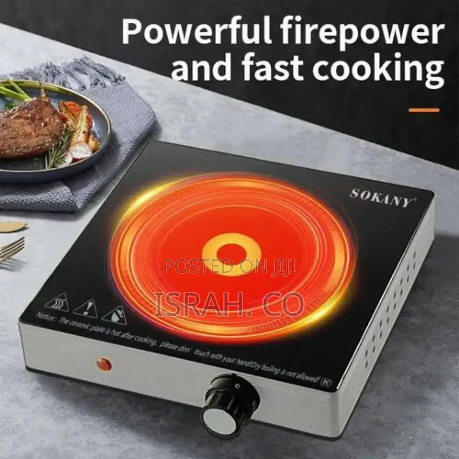 Sokany Single Burner Energy Saving Radiant Electric