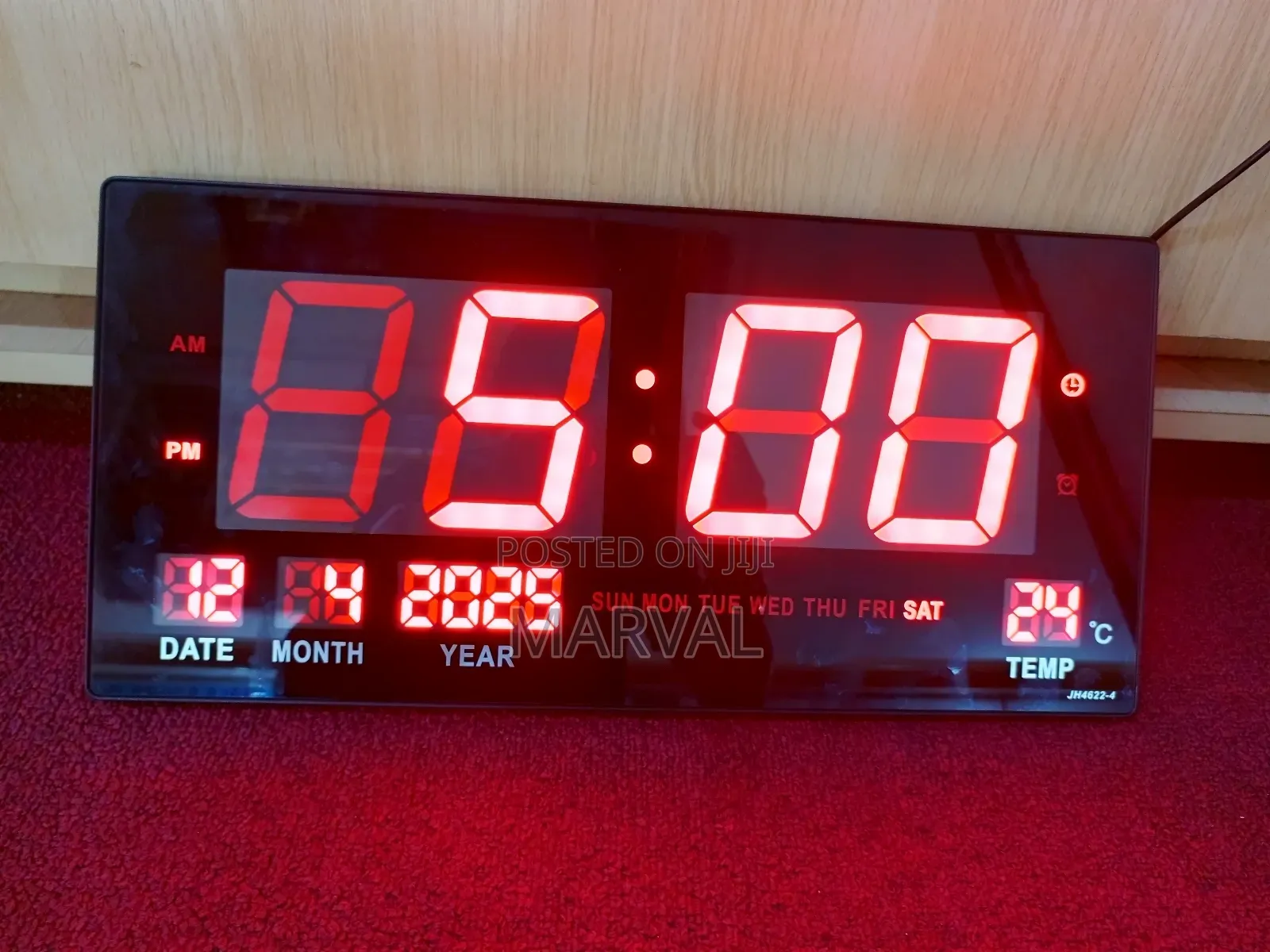 Large Digital Wall Led Clock