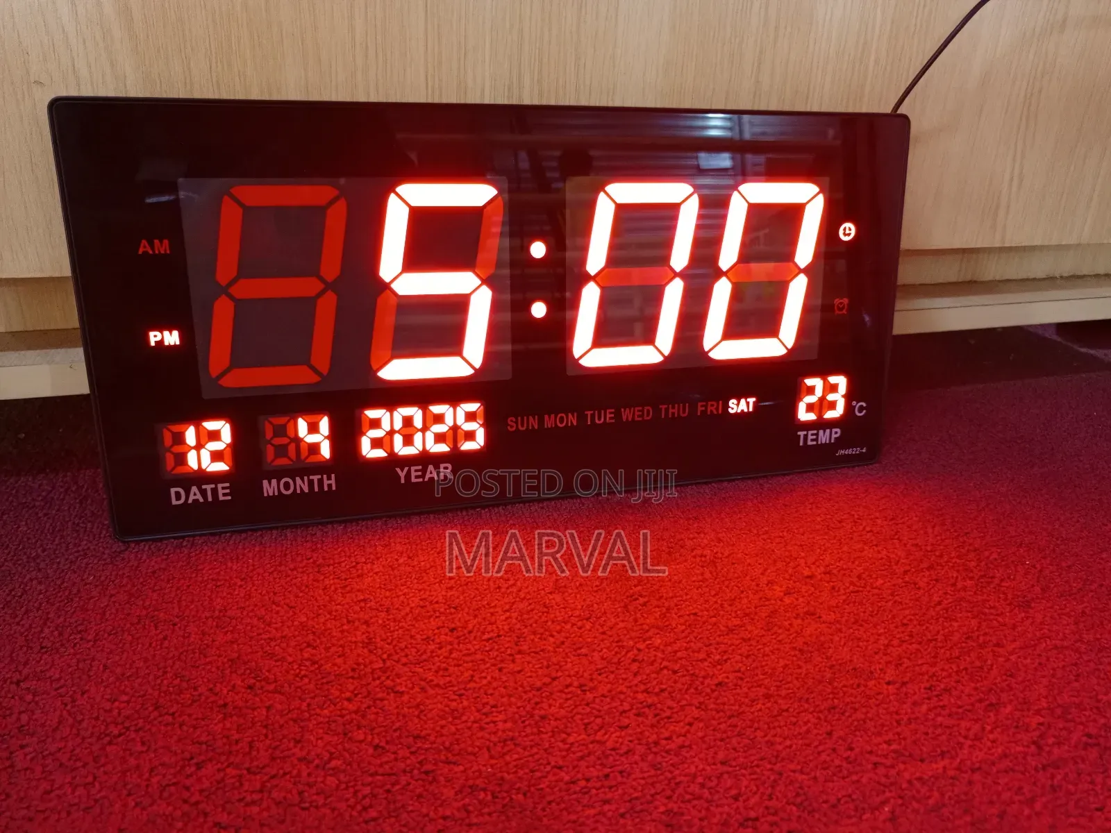 Large Digital Wall Led Clock