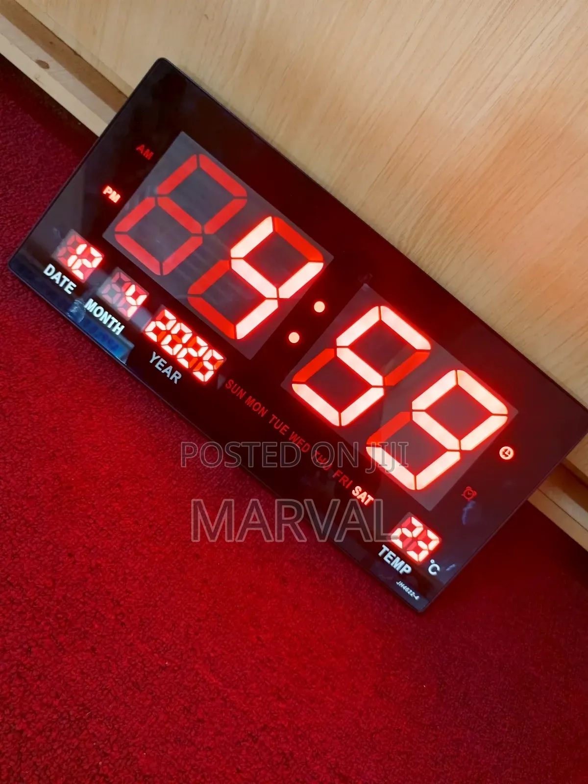 Large Digital Wall Led Clock