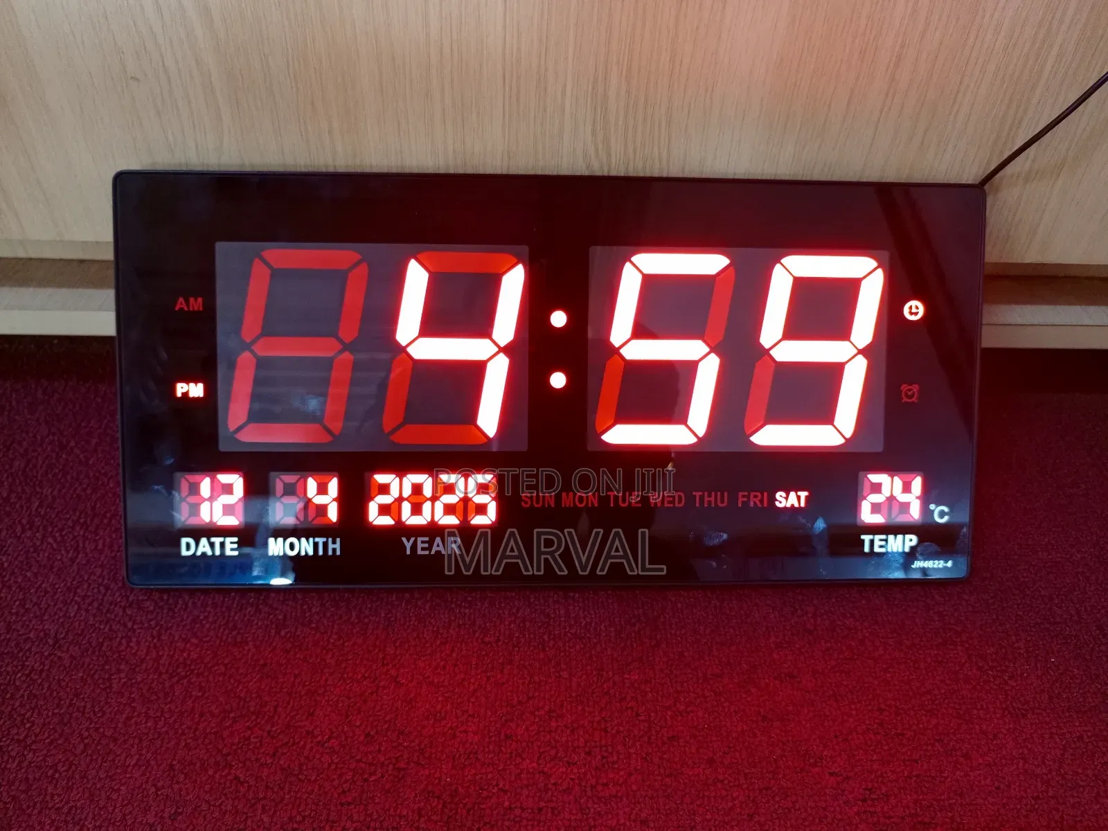 Large Digital Wall Led Clock
