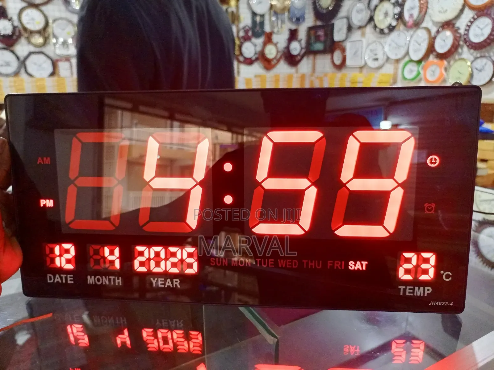 Large Digital Wall Led Clock
