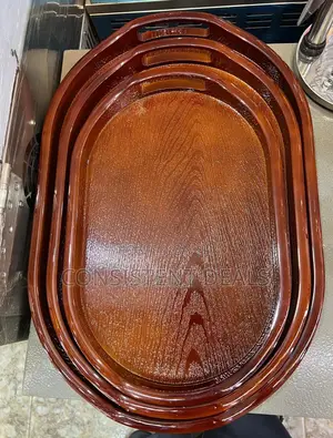 3pcs Wooden Serving Trays