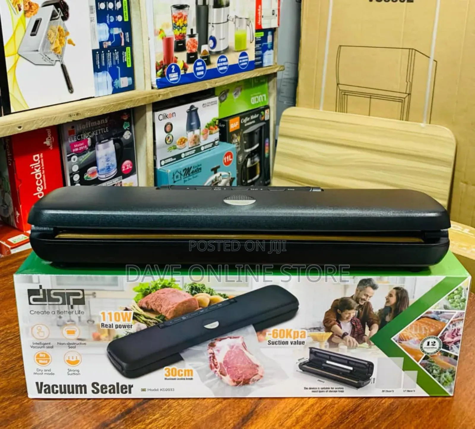 DSP New Vacuum Sealer: Kd2033