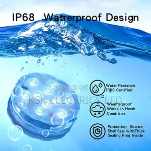 10 Leds Submersible Light Underwater Night Lamp for Pool