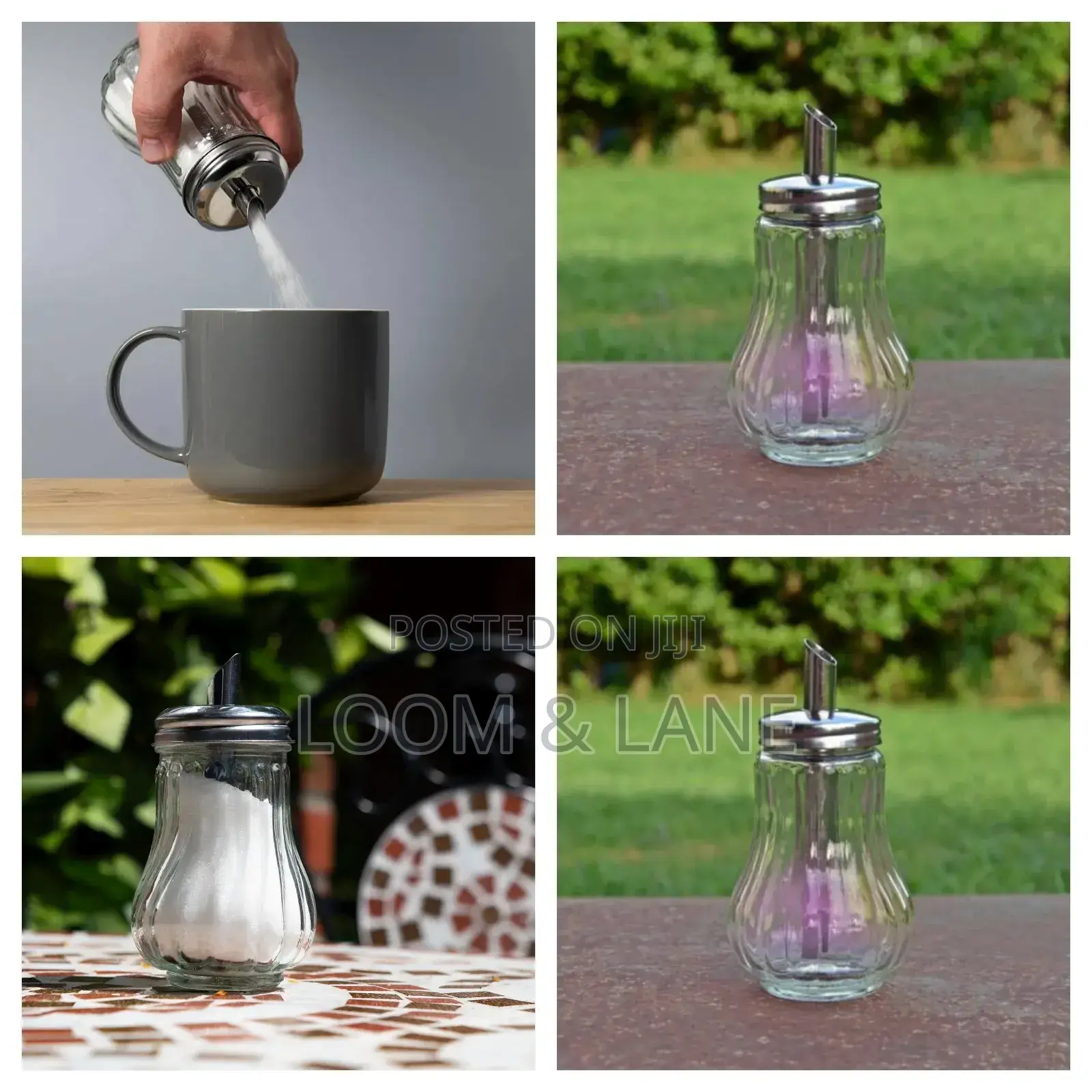 Glass Sugar Dispenser Pourer