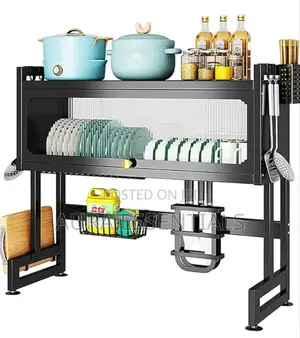 Multipurpose Over Sink Large Capacity With Cutlery Holder