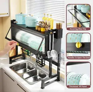 Multipurpose Over Sink Large Capacity With Cutlery Holder