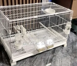 Parrot and Bird Metallic Cage
