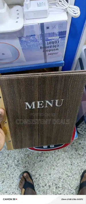 Restaurant Menu Book