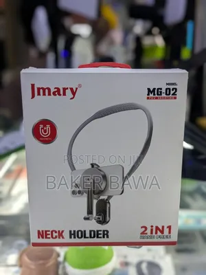 2 in 1 Hand Free Mobile Phone Neck Holder