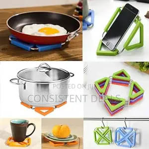 Silicone Expandable Trivet Mat/ Heat Pad
