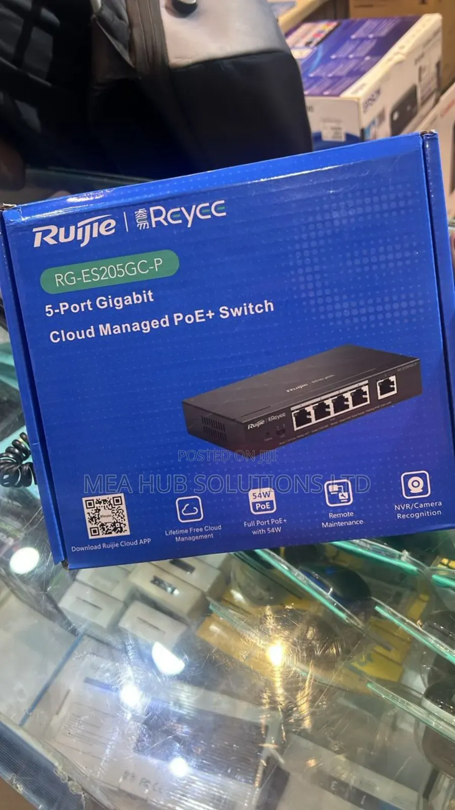 Ruijie 5 Port Gigabit Cloud Managed Poe Switch