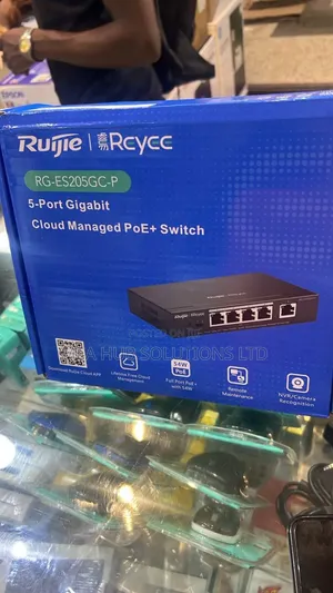 Ruijie 5 Port Gigabit Cloud Managed Poe Switch