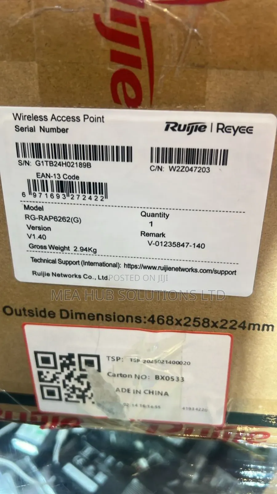 Rg-Rap6262(G) Ruijie Outdoor Access Point