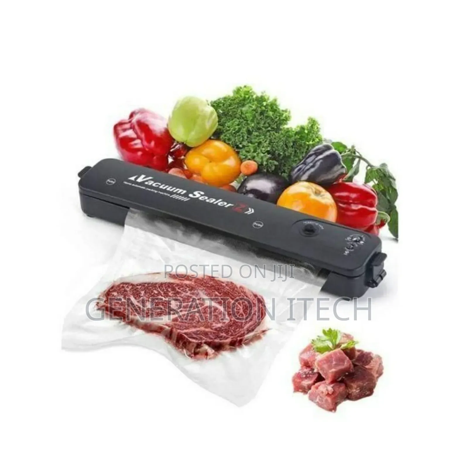 Automatic Vacuum Sealer Machine Food Packing Sealer, Black