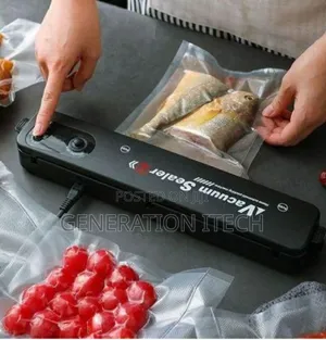 Automatic Vacuum Sealer Machine Food Packing Sealer, Black