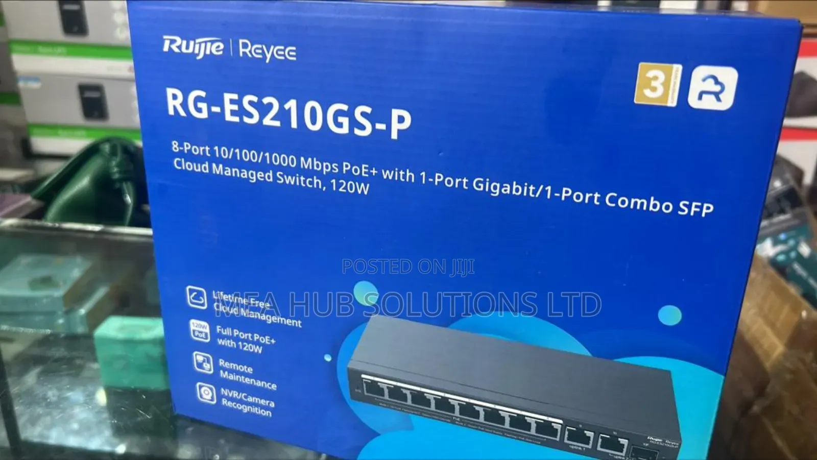 Ruijie 8port Gigabit Poe Switch
