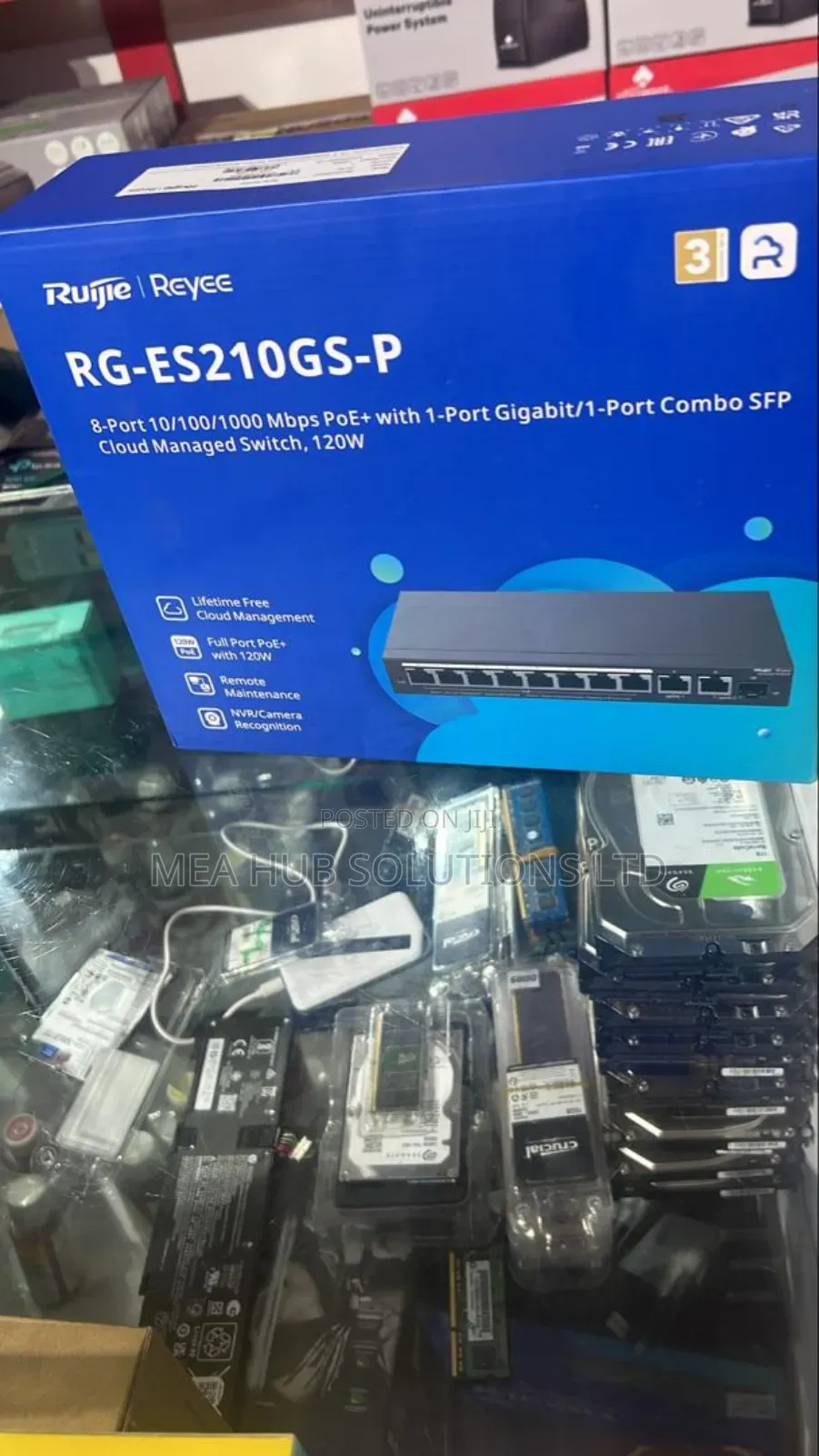 Ruijie 8port Gigabit Poe Switch