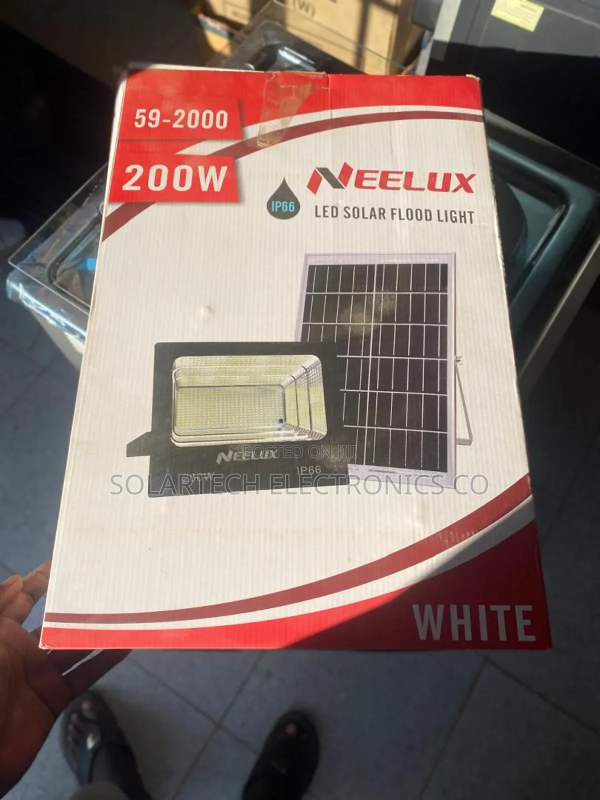 200w Neelux Led Solar Flood Lights/ Automatic Sensors