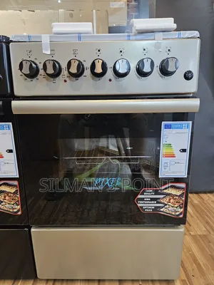 Pixel 50 by 50cm Gas Cooker One Electric Silver
