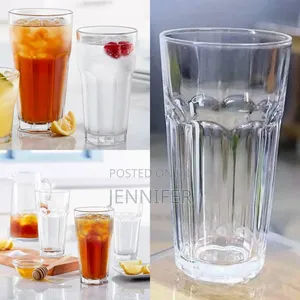 12pcs Unbreakable Acrylic Cocktail Juice Glasses