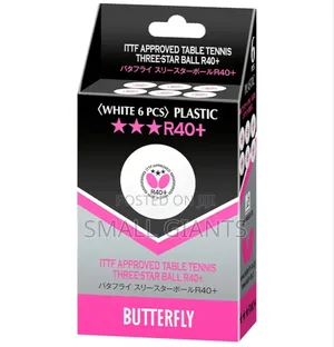 Butterfly R40+ 3-Star Table Tennis Balls