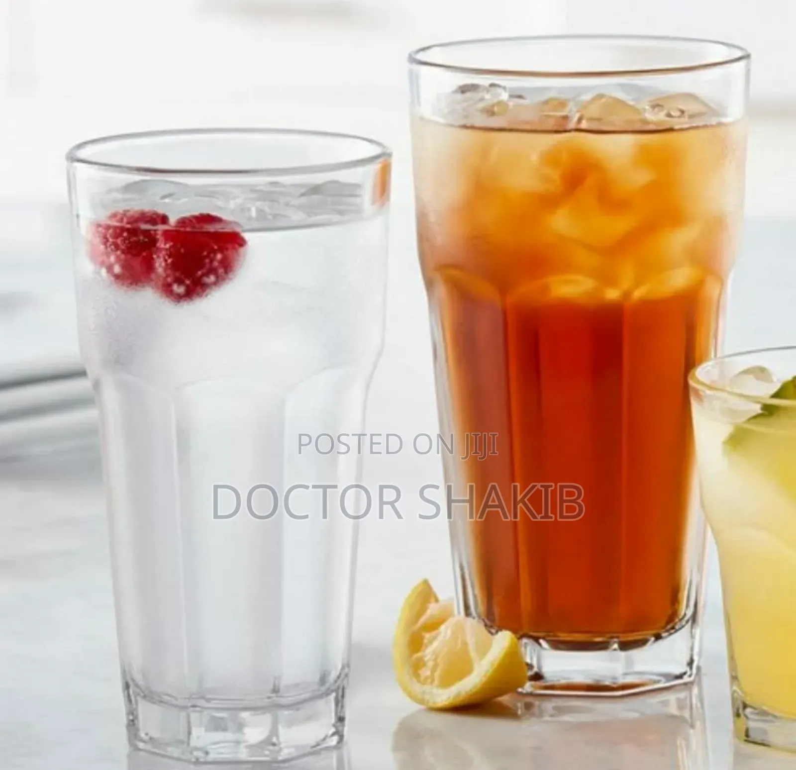 Strong Unbreakable Acrylic Cocktail Juice Glasses- 12pcs