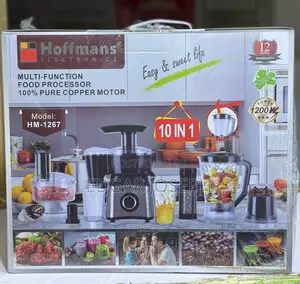 Hoffmans 10 In1 Food Processor Multi Functional