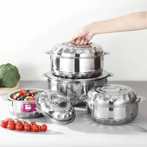 4pcs Stainless Steel Food Warming Dishes Lunch Boxes
