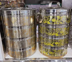 4-Tier Large Stainless Steel Food Flask