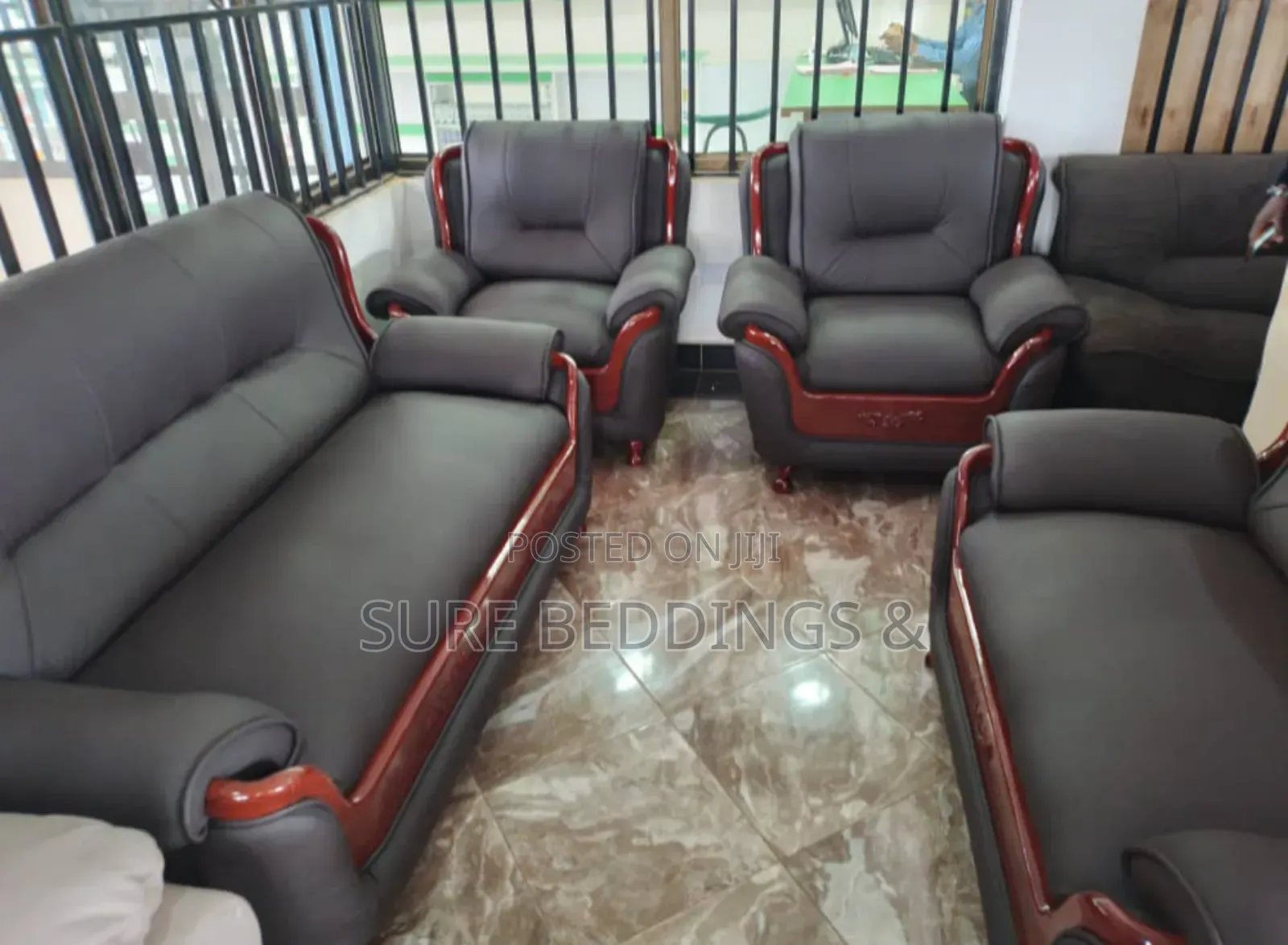 7 Sitters Noble Leather Chairs