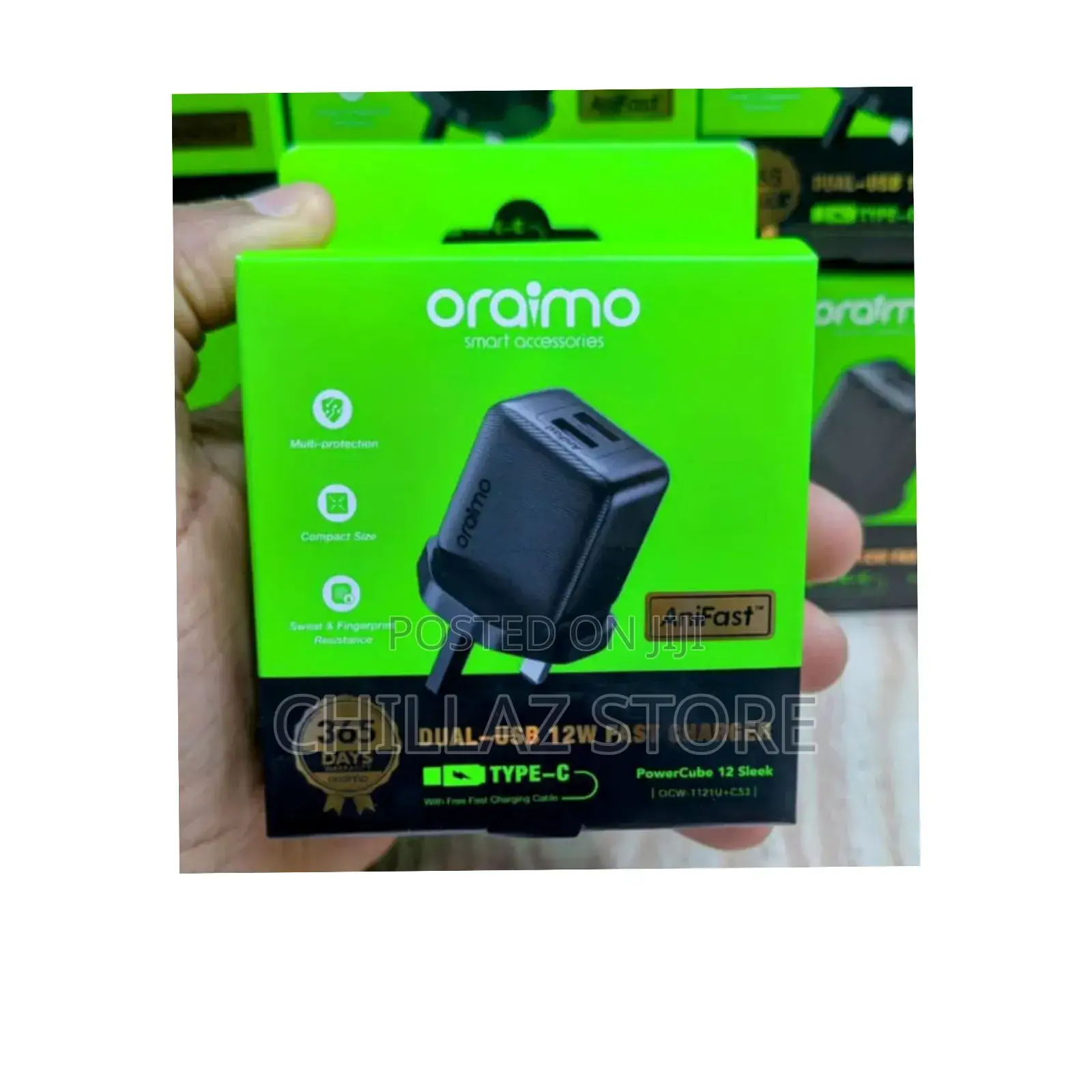 Oraimo Uk Type Fast Charger.