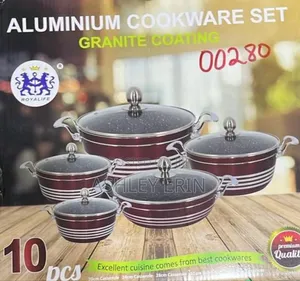 Granite Coating 10pcs Aluminium Cookware Set