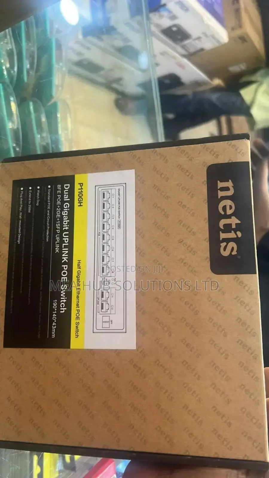 10 Port Netis Dual Gigabit Uplink Poe Switch