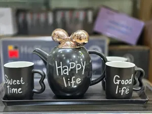 Quality 3pc Modern Tea Cup Set