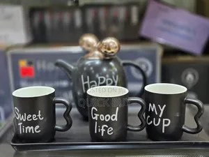 Quality 3pc Modern Tea Cup Set