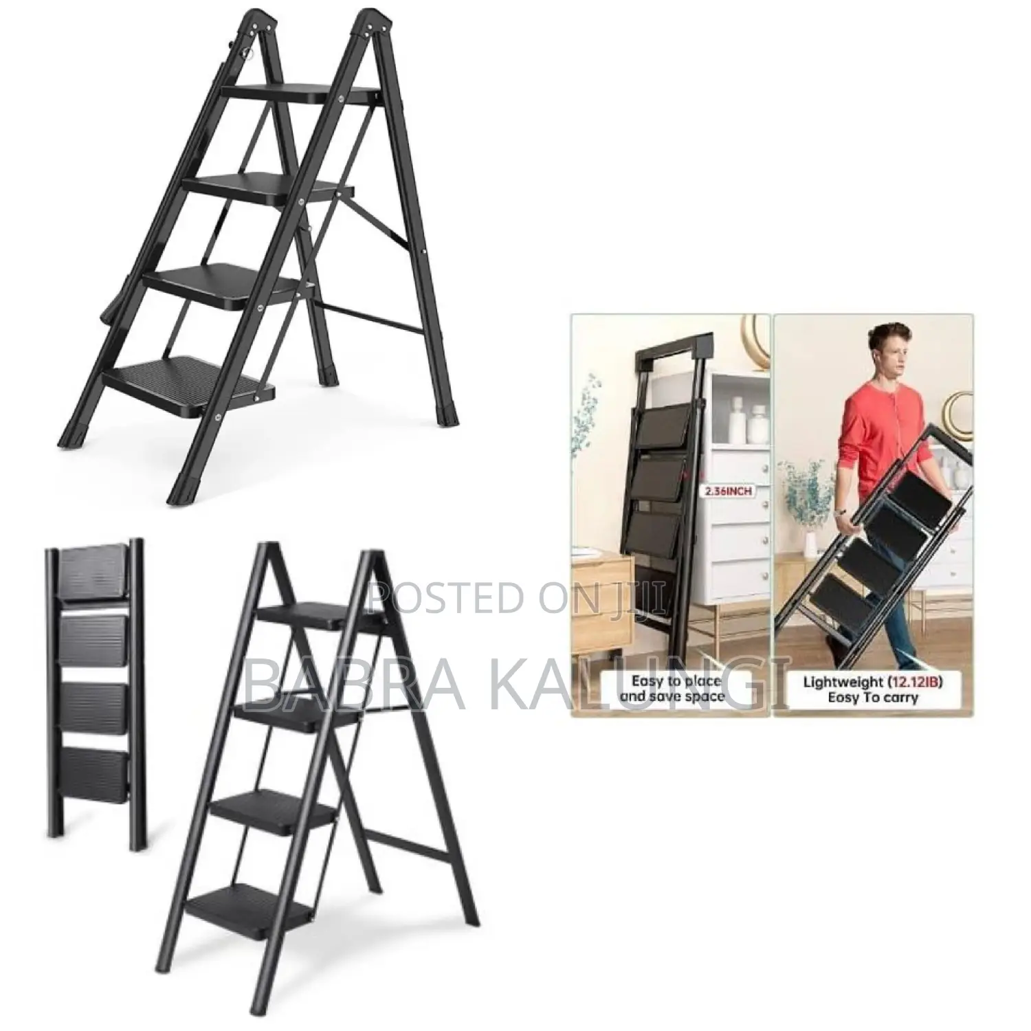 4 Step Ladder, Folding Step Stool