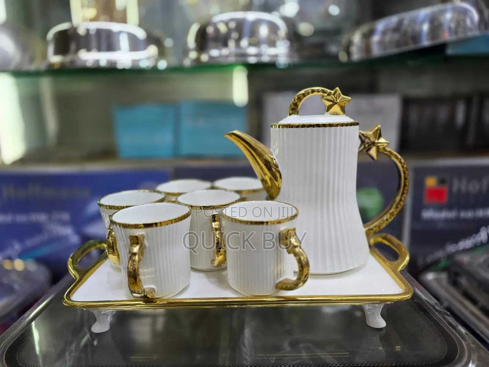 6pcs Star Design Tea Set-New