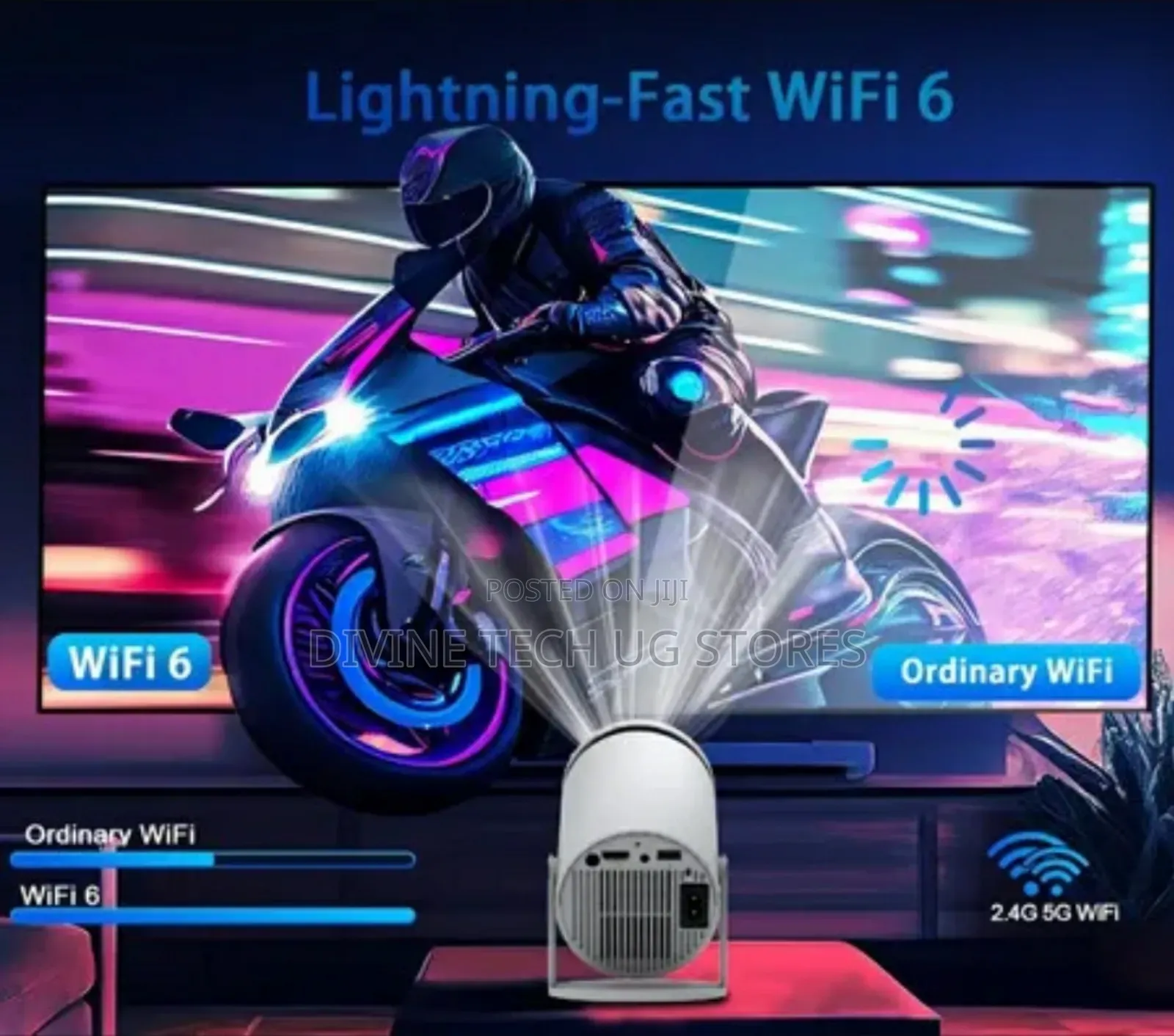 Advanced Smart Projector With Android 11 Bluetooth 5.1