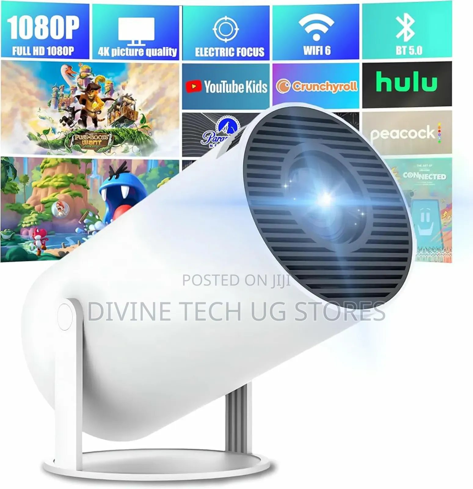Advanced Smart Projector With Android 11 Bluetooth 5.1