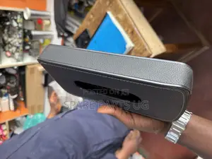 Black Leather Tissue Box