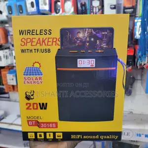Solar Wireless Speaker With Tf/Usb
