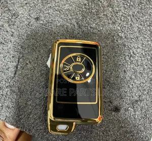 Black & Gold Toyota Remote Cover