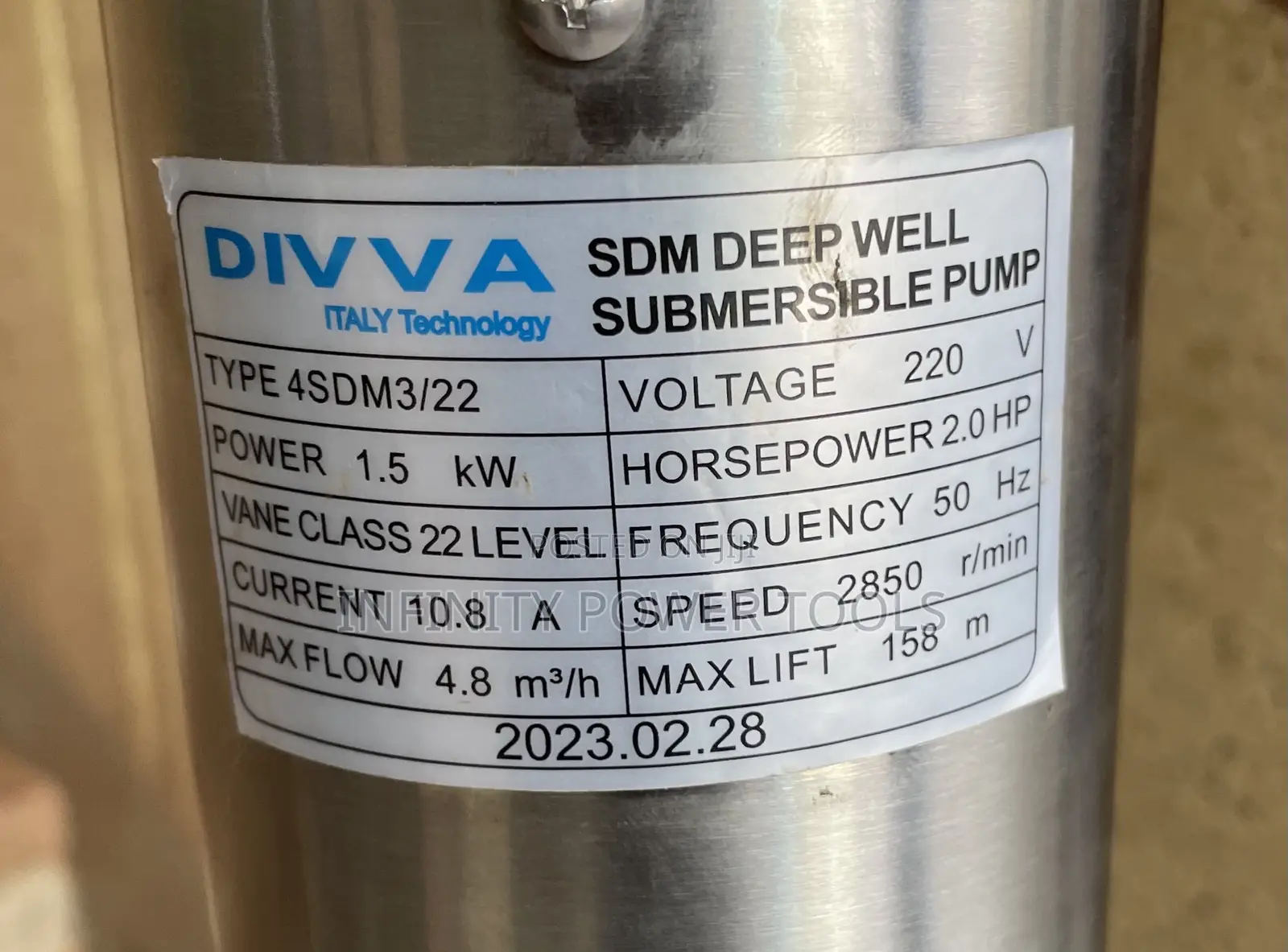 Submersible Pump 158m