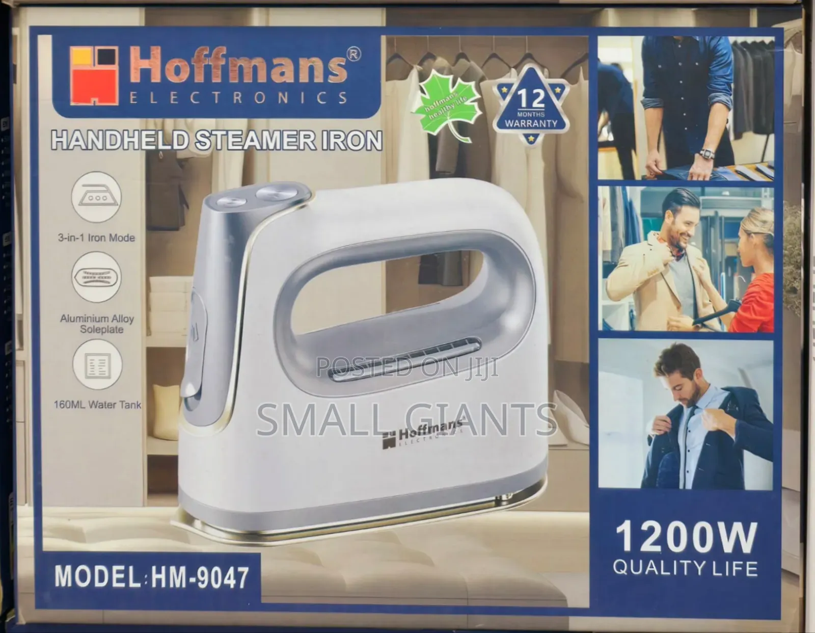 1200w Hoffmans Steamer Iron